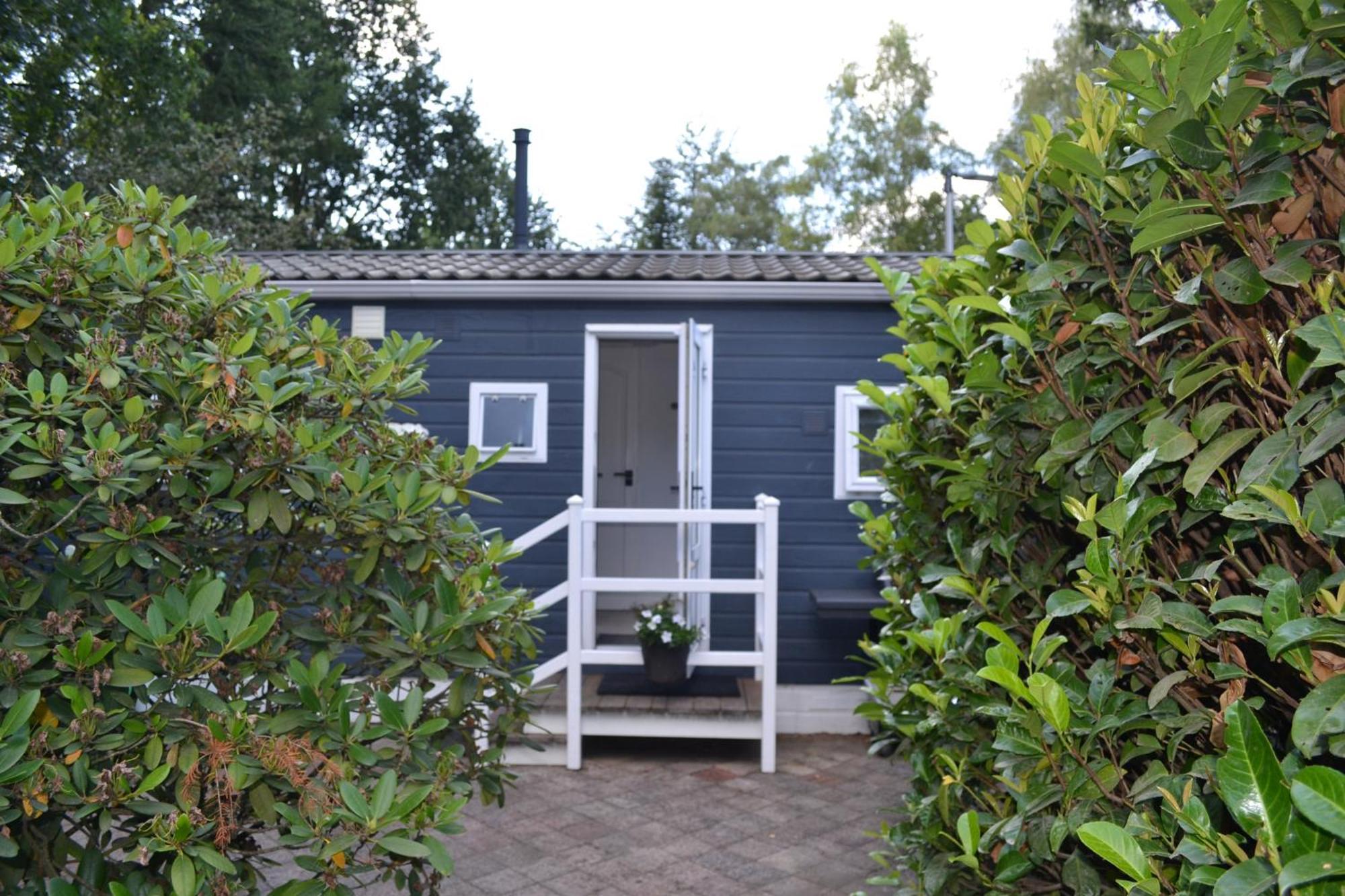 Modern Chalet In De Bossen Van De Veluwe Епе Екстериор снимка